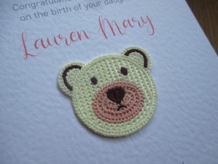 PersonalisedBabyGirlCardCreamTeddy (2)