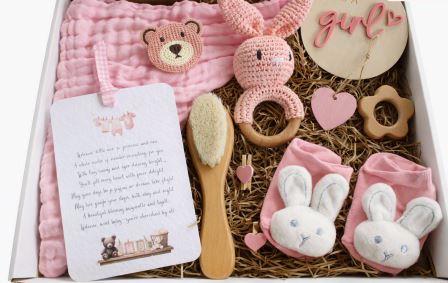 PersonalisedBabyGirlGiftHamperLarge