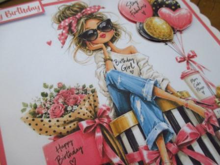 PersonalisedBirthdayCardChicShoppingWoman (4)