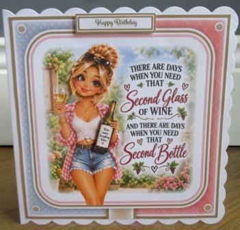 PersonalisedBirthdayCardWomanWineBottle (1)