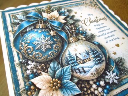 PersonalisedChristmasCardBaublesBows3