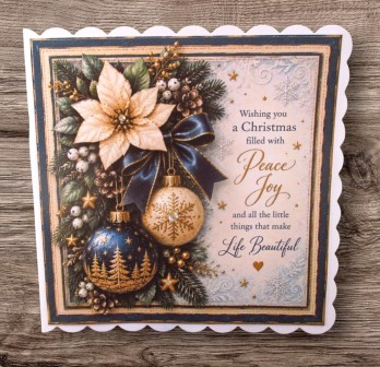 PersonalisedHandmadeChristmasCardBaublesNavy