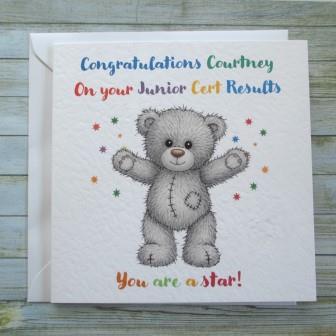 PersonalisedJuniorCertCongratsCard