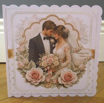 PersonalisedWeddingCardRosesCouple (1)